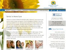 Tablet Screenshot of goodcoseniorcare.com